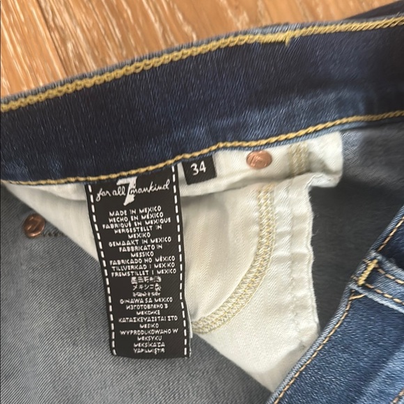 7 For All Mankind Dojo Denim Jeans size 34 - Picture 5 of 8